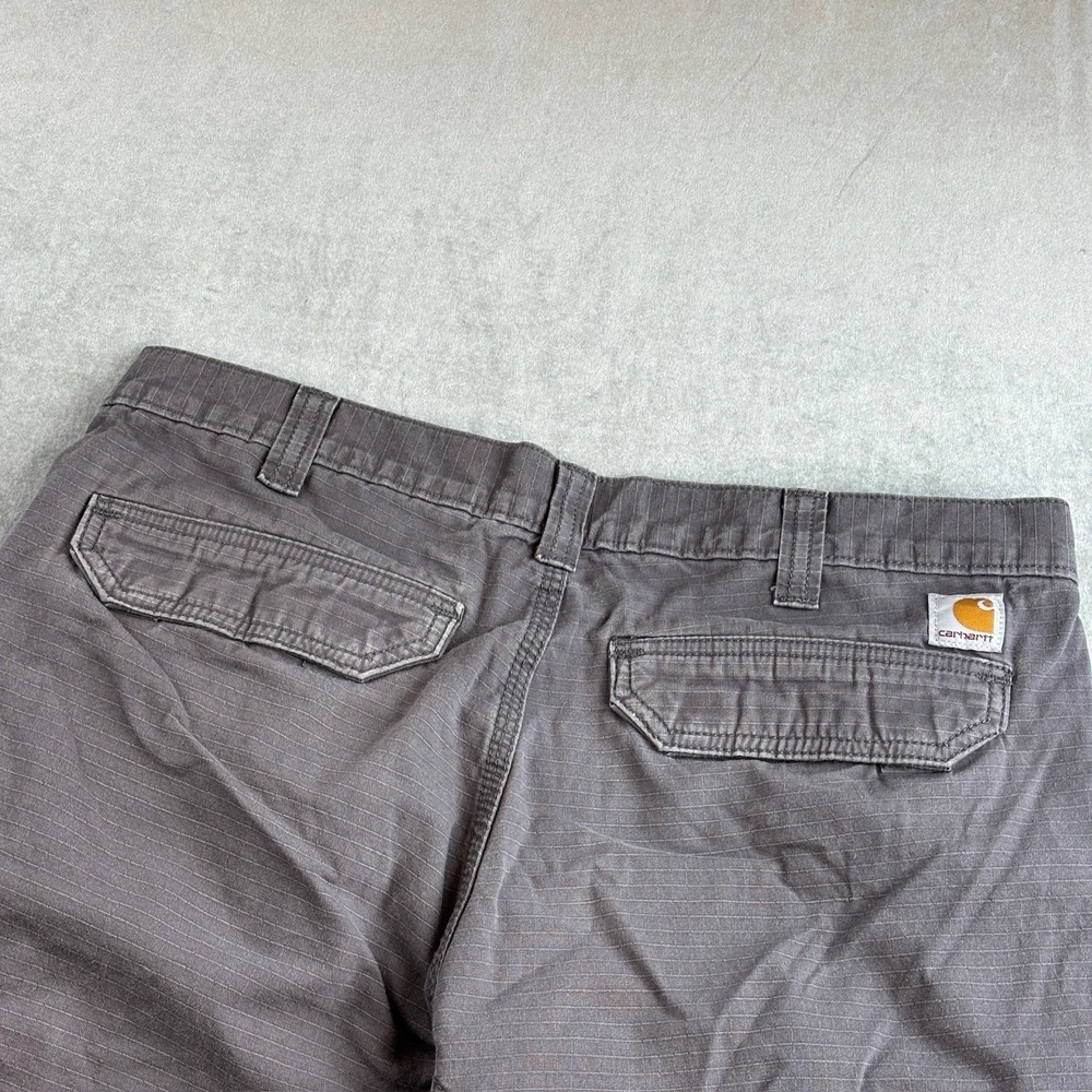 Carhartt Force Tappen Cargo Pant Grey Comfort‎ Y2K Relaxed Fit 101148 Men 36x30 - Picture 9 of 14